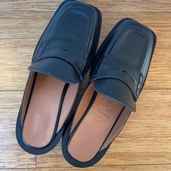 GANNI loafer mules, 37, with box - Picture 4 of 10